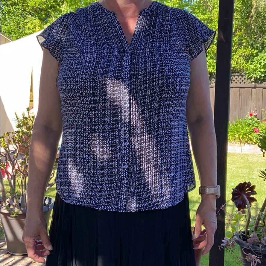 Covington Button Down Top - Classy!